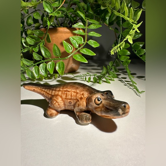 Vintage Hand painted Alligator Salt & Pepper Shaker Set • Made in Japan - Picture 7 of 9